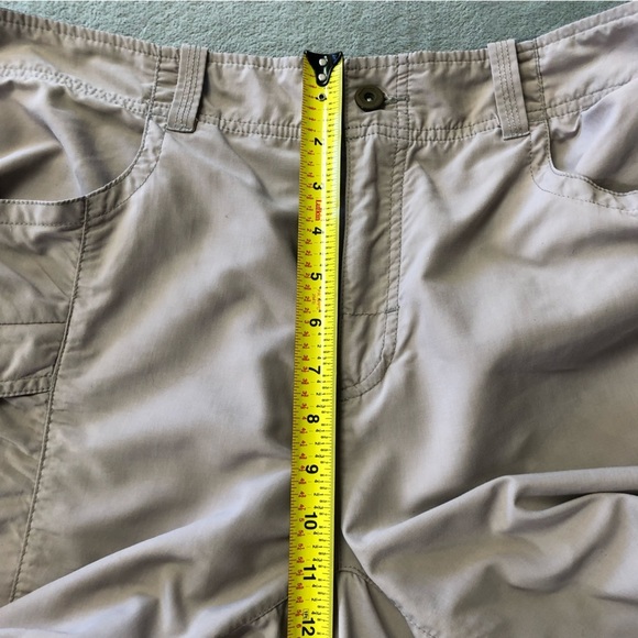 Mountain Hard Wear Taupe Lightweight Nylon Long Shorts - Picture 9 of 12